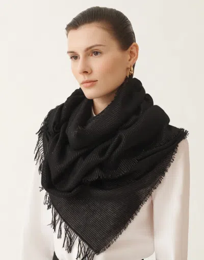 Fabiana Filippi Cashmere Blend Scarf With Sequins