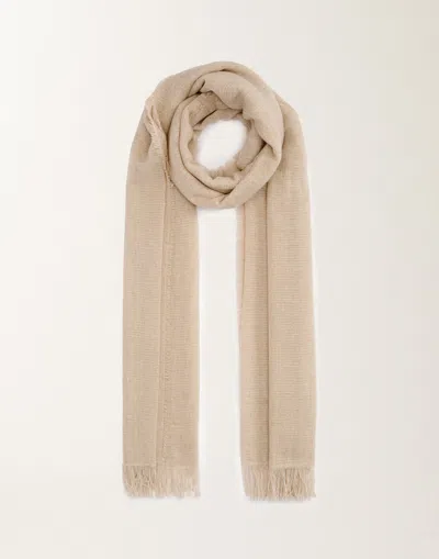 Fabiana Filippi Silk Cashmere Scarf With Lurex