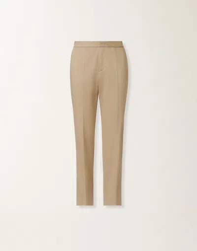 Fabiana Filippi Montefalco Cotton Gabardine Trousers In Neutral