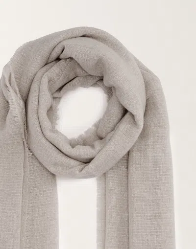 Fabiana Filippi Silk Cashmere Scarf With Lurex