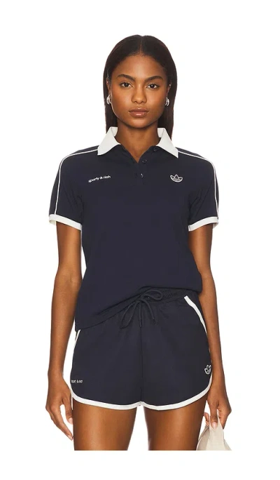 Adidas Originals X Sporty & Rich Polo T-shirt