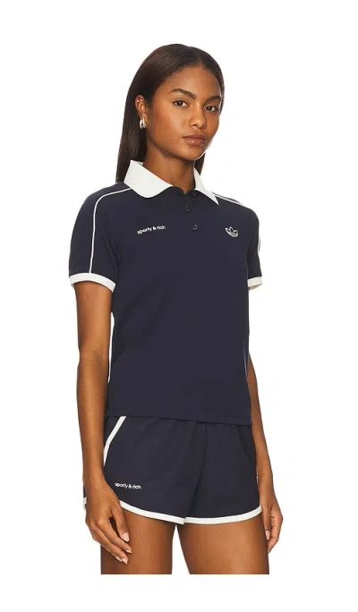 Adidas Originals X Sporty & Rich Polo T-shirt