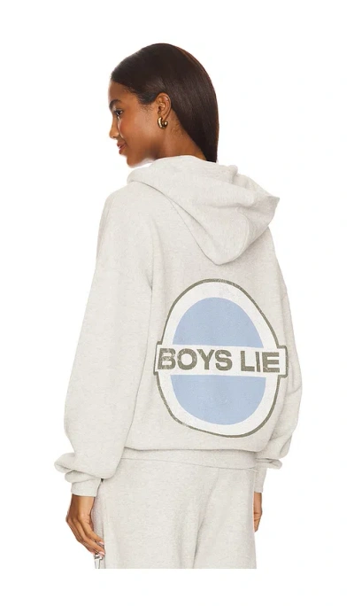 Boys Lie Pamela V4 Racer Hoodie In Gray