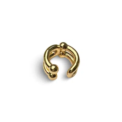 Jagged Halo Jewelry Women's Grit Ear Cuff In Yellow Gold