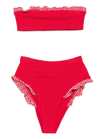 Hunza G Peggy Bikini In Red