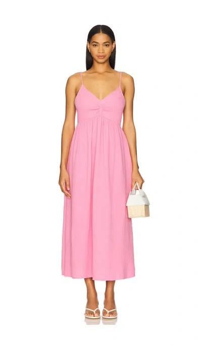 Sundry Gauze Tie Strap Dress
