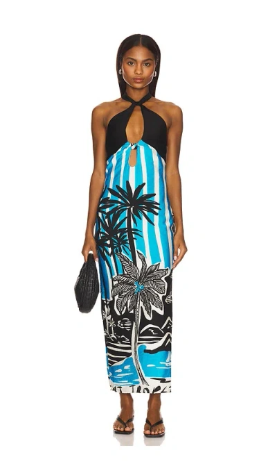 Seven Wonders Isla Midi Dress In Blue