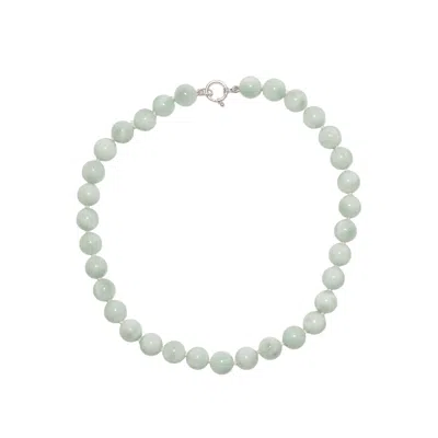 Studio Solíz Women's Vela Green Angelite Beaded Choker Necklace