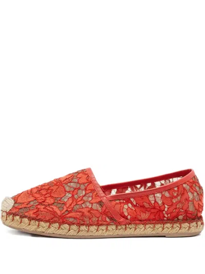 Pre-owned Valentino Garavani 2023 Lace Espadrilles