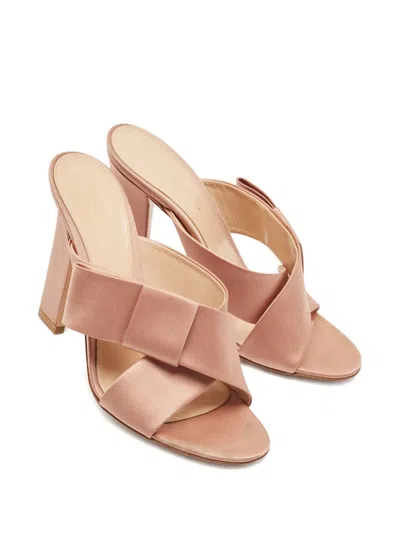 Pre-owned Gianvito Rossi 2024 110mm Satin Mules
