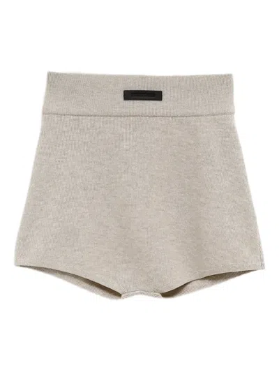 Essentials Ribbed Knit Shorts