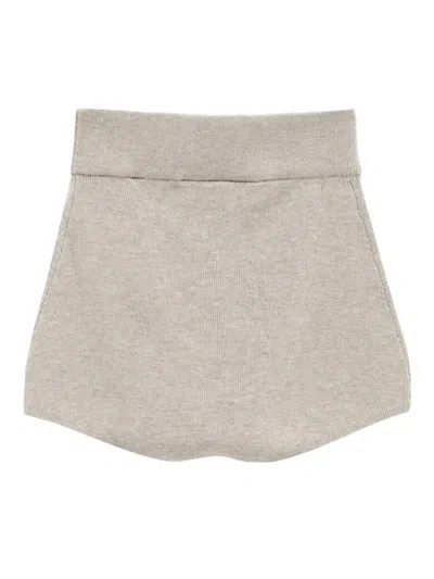 Essentials Ribbed Knit Shorts