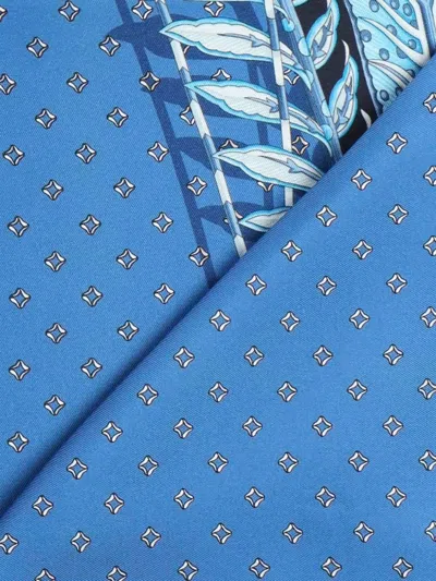 LOGO印花真丝围巾