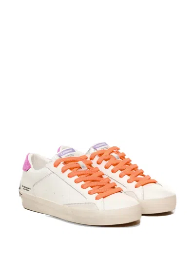 Crime London Lace-up Calfskin Sneakers