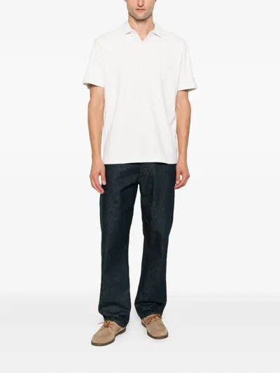 Hugo Boss Short-sleeve Polo Shirt In White
