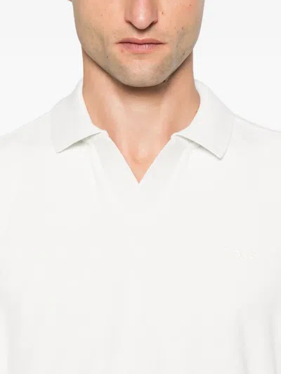 Hugo Boss Short-sleeve Polo Shirt In White