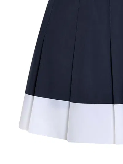 Varley Pleated Skirt In Blue