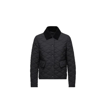 Moncler Citno Taffeta Short Down Jacket, Women, Black, Size: 1 In Black