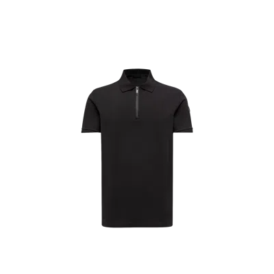 Moncler Poloshirt Mit Reissverschluss