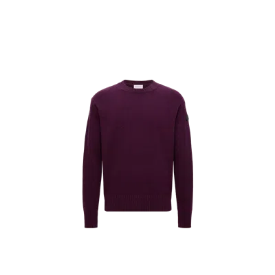 Moncler Pull En Laine Et Cachemire In Purple