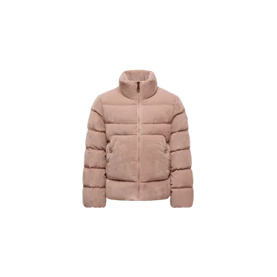 Moncler Doudoune En Velours Côtelé Marth In Neutral