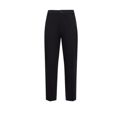 Moncler Pantalon En Coton Mélangé In Blue