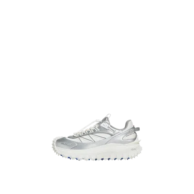 Moncler Two-tone Fabric And Leather Trailgrip Sneakers