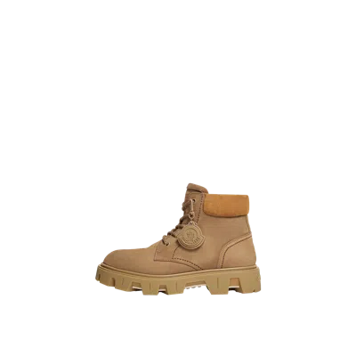 Moncler Bottes En Nubuck Et Daim À Lacets Peak City
