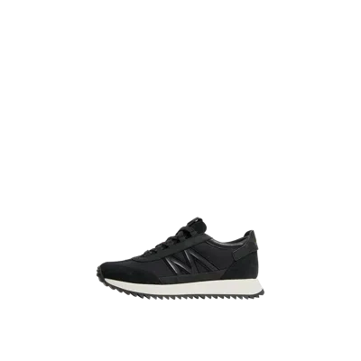Moncler Pacey2 Suede & Nubuck Trainers, Men, Black, Size: 46