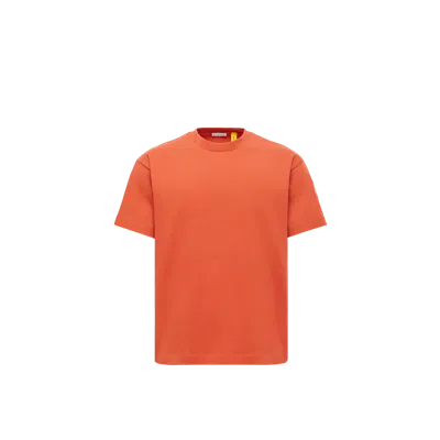 Moncler X Gilga Farm By Donald Glover Cartoon-style T-shirt In Orange