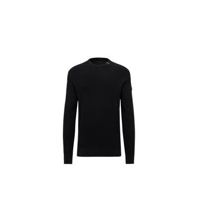 Moncler Pull En Coton In Black
