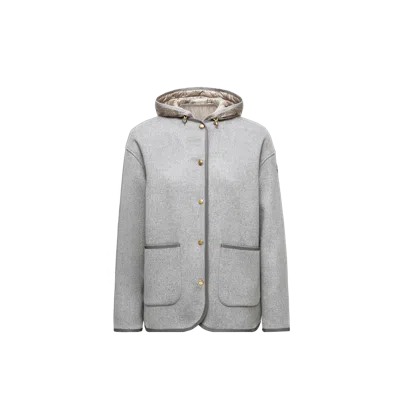 Moncler Reposse Convertible Wool And Cashmere-blend Jacket