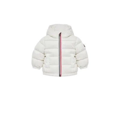 Moncler Doudoune À Capuche New Aubert In White