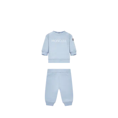 Moncler Ensemble De Survêtement En Coton À Logo Brodé