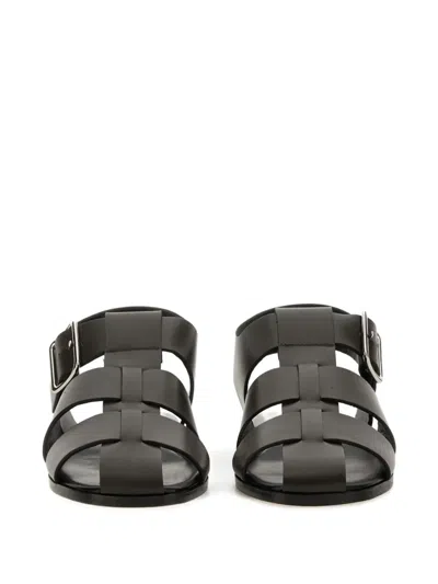 Aeyde Strappy Open Toe Flat Sole Sandals