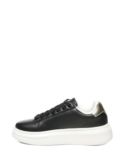 Liu •jo Logo-detail Platform Sneakers In Black