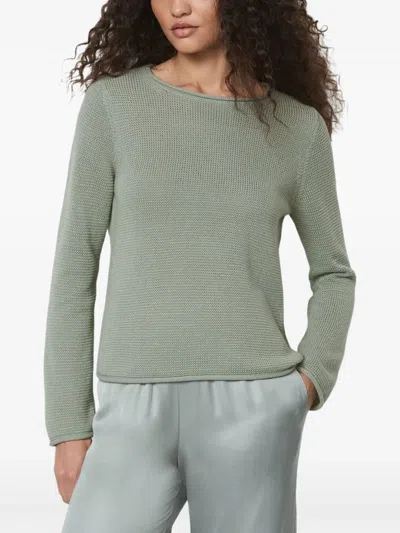Marc O'polo Textured Knit Sweater In Gray