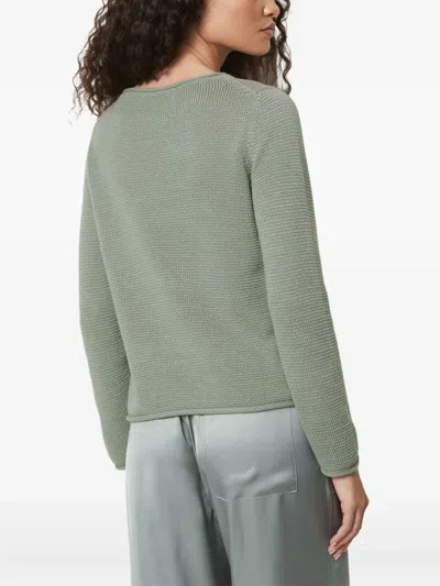 Marc O'polo Textured Knit Sweater In Gray