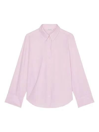 Marc O'polo Button-down Long-sleeve Shirt In Pink
