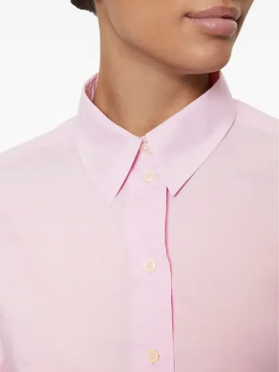 Marc O'polo Button-down Long-sleeve Shirt In Pink