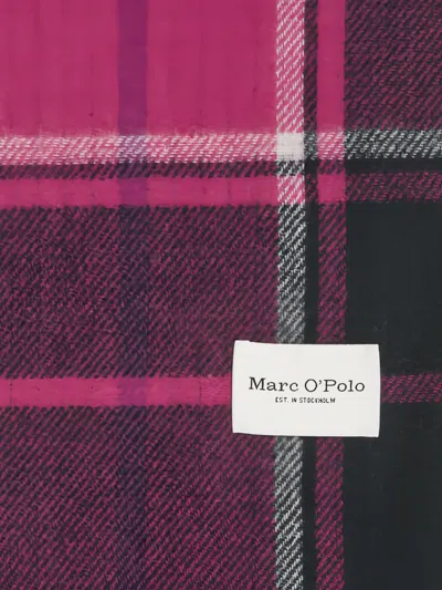 Marc O'polo Fringed Scarf In Red
