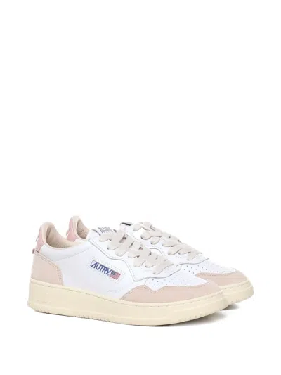Autry Medalist Suede-panel Lace-up Sneakers