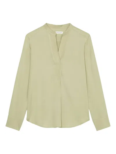 Marc O'polo Placket Blouse In Neutral
