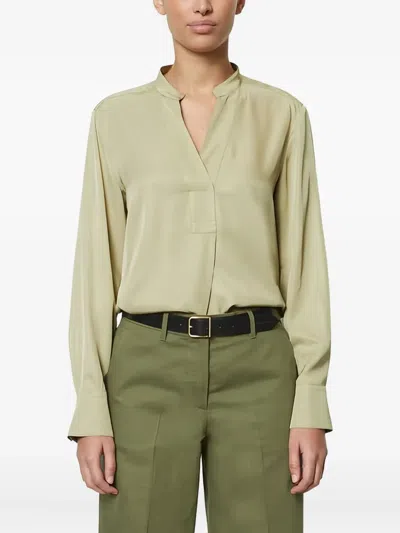 Marc O'polo Placket Blouse In Neutral