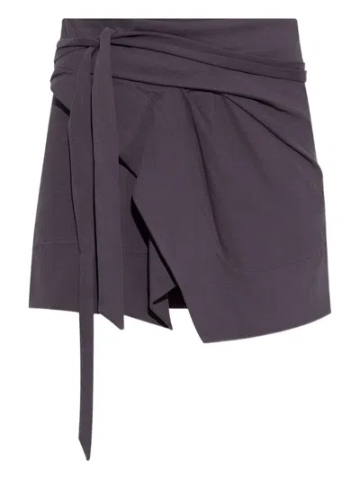 Isabel Marant Berenice Wrap-effect Mini Skirt