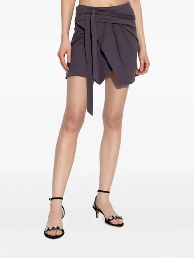 Isabel Marant Berenice Wrap-effect Mini Skirt