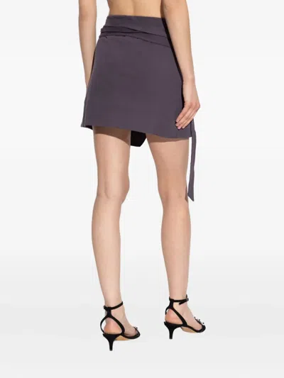 Isabel Marant Berenice Wrap-effect Mini Skirt
