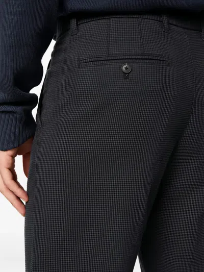 Marc O'polo Checked Trousers In Gray