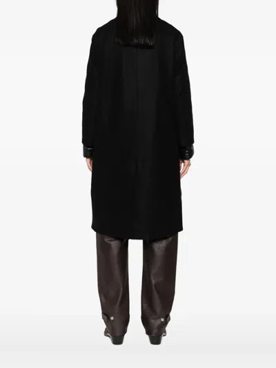 Herno Detachable-liner Coat In Black