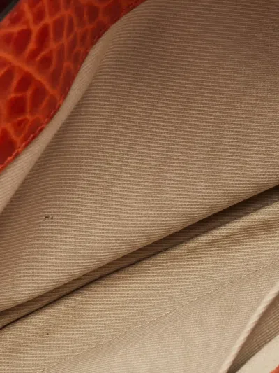 Pre-owned Marc Jacobs Vintage  Flap Lock Clutch Bag In Orange